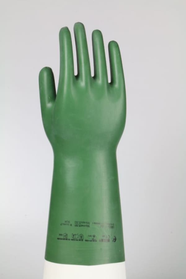 zielona rękawica